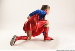 VIKY SUPERGIRL KNEELING POSE